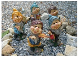 Bill and Dorothy's garden gnomes